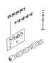 Diagram Camshaft and Valves 6.1L [6.1L SRT HEMI SMPI V8 Engine]. for your 2014 Dodge Charger