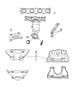 Diagram Exhaust Manifold And Components 2.4L [2.4L 4 Cyl DOHC 16V Dual VVT Engine]. for your 2019 Dodge Journey