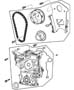 Diagram Timing Cover and Related Parts 6.1L [6.1L SRT HEMI SMPI V8 Engine]. for your Jeep Grand Cherokee