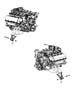 Diagram Mounts,Front,5.7L [5.7L V8 HEMI MDS ENGINE]. for your 2004 Chrysler 300 M