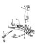 Diagram Torque Support, Front. for your 2002 Chrysler 300 M