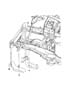 Diagram Air Ducts, Brake Cooling, 6.1L Engine. for your 2011 Jeep Compass