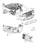 Diagram Fascia, Front - Compass. for your Jeep Compass