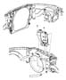 Diagram Coolant Tank. for your 1999 Dodge Grand Caravan