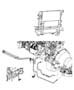 Oil Cooler and Lines, 5.9L Diesel. Diagram