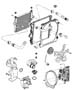 Diagram Radiator and Related Parts, Diesel Engines. for your Dodge Ram 2500