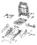 Attaching Parts, Drivers Seat. Diagram