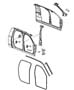 Diagram Aperture Panel Bodyside, Mega Cab. for your 2001 Jeep Grand Cherokee