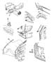 Diagram Lifgate Panel Attaching Parts. for your 2011 Jeep Liberty