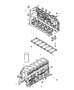 Cylinder Block And Hardware 5.9L Diesel [5.9L I6 HO CUMMINS TD ENGINE]. Diagram