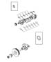 Diagram Crankshaft, Crankshaft Bearings And Vibration Dampner 5.9L Diesel [5.9L I6 HO CUMMINS TD ENGINE]. for your Chrysler 300 M