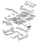 Diagram Floor Pan. for your 2000 Chrysler 300 M