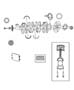 Crankshaft Pistons And Driveplate 2.4L [2.4L I4 DOHC 16V DUAL VVT ENGINE]. Diagram