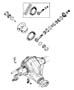 Diagram Differential,With Tru-Lok [Tru-Lok Front and Rear Axles] Dana 226MM [Next Gen. Dana 44 HD Rear Axle]. for your 2002 Chrysler 300 M