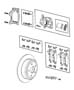 Diagram Brakes,Rear,Disc. for your 2013 Dodge Grand Caravan SXT 3.6L V6