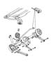 Diagram Suspension,Rear with Shocks,Springs and Track Bar. for your Jeep Wrangler