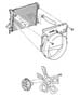 Radiator and Related Parts, Gas Engines. Diagram