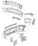 Diagram Front Bumper, Body Color. for your 2000 Chrysler 300 M