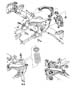 Diagram Upper and Lower Control Arms,Springs and Shocks,DR 1. for your 2011 RAM 1500 LARAMIE CREW CAB 5.7L Hemi V8 A/T 4X4