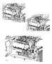 Accumulator, Condenser and Lines 3.7, 4.7L Engine. Diagram