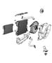 Diagram Radiator and Related Parts. for your 2018 Jeep Wrangler