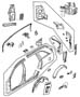 Diagram Panels, Rear Quarter. for your 2021 Chrysler Pacifica