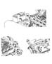 Battery Tray and Wiring [5.7L, 6.1L Engine]. Diagram