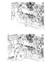 Plumbing, Air Conditioning 3.7, 4.7L Engine. Diagram