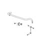 Diagram Front Stabilizer Bar. for your 1999 Jeep Wrangler