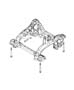 Diagram Cradle,Front Suspension. for your 2001 Chrysler 300 M