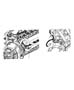 Diagram Block Heaters [3.7L and 4.7L Engines]. for your 2004 Jeep Liberty RENEGADE 3.7L Power Tech V6 M/T 4X2