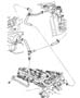 Diagram Coolant Recovery System Heater Plumbing - 2.7L. for your 2020 Jeep Wrangler