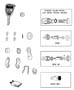 Lock Cylinders and Double Bitted Lock Cylinder Repair Components. Diagram