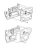 Diagram Door Trim Panels. for your Dodge Durango