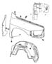 Diagram Front Fender. for your 2019 RAM 1500 Classic Special Service Crew Cab