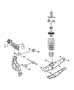 Diagram Rear Suspension. for your 2014 Jeep Compass SPORT 2.4L I4 A/T 4X4