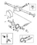 Axle,Rear,with Differential and Housing,Corporate 8.25 [Corporate 8.25 Rear Axle]. Diagram