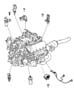 Diagram Sensors, Engine 3.7L [ALL V6 ENGINES]. for your 2006 Dodge Ram 1500