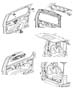 Image of SCREW. Large Round Washer Head Lock, Torx Head. M6x1.00x20.00, M6X1.00X22.00. Left, Mounting, Right... image for your Ram ProMaster  