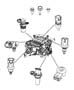 Diagram Sensors, Engine [[1.8L 1.8L I4 DOHC 16V DUAL VVT ENGINE, 2.0L 2.0L I4 DOHC 16V DUAL VVT ENGINE]]. for your Dodge Journey