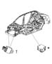 Diagram Air Bag Modules and Sensors. for your 2013 Jeep Compass