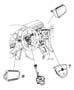 Diagram Airbags and Clocksprings. for your Chrysler 300 M