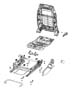 Diagram Attaching Parts, Drivers Seat. for your 2009 Dodge Journey