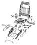 Diagram Attaching Parts, Passenger Seat. for your 2023 Jeep Grand Wagoneer L Base