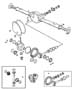 Diagram Axle,Rear,with Differential and Housing,Corporate 8.25 [Corporate 8.25 Rear Axle]. for your 2018 Jeep Cherokee Latitude Plus 3.2L V6 A/T 4X4