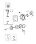 Diagram Crankshaft, Piston, and Torque Converter 2.7L [2.7L V6 DOHC 24 Valve MPI Engine]. for your Dodge Grand Caravan