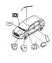 Diagram Air Bags and Clockspring. for your 1998 Dodge Dakota