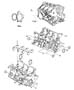 Diagram Cylinder Block And Hardware 3.3L [3.3L V6 OHV Engine]. for your 2017 RAM 1500