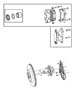 Diagram Brakes, Front-[RWD]. for your 2010 Jeep Wrangler