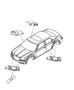 Diagram Air Bag Modules and Sensors. for your 2002 Chrysler Sebring